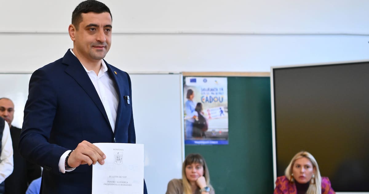 Präsidentenwahl in Rumänien: Rechtspopulist mit Abstand vorn