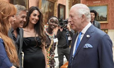 George und Amal Clooney: Herzliches Wiedersehen mit König Charles