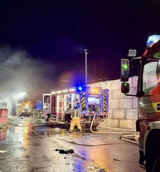 Feuer in Borkener Recyclingbetrieb ist noch nicht aufgeklärt