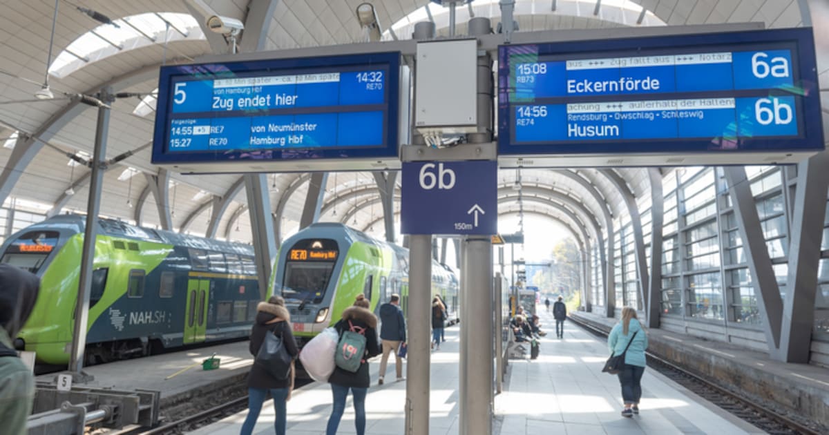 Die Zugausfälle heute in SH: Sperrungen, SEV Oktober 2025